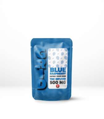 GRID – Blue Raspberry 500mg THC Gummies