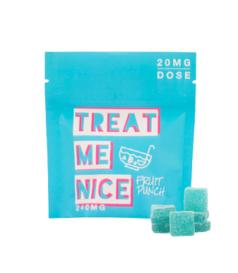 Treat Me Nice (240mg) THC Gummies – Fruit Punch