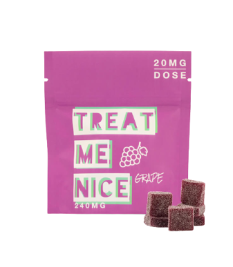 Treat Me Nice (240mg) THC Gummies – Grape
