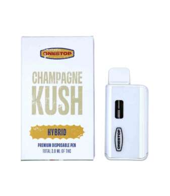 Onestop 3mL Disposable Vapes – Champagne Kush THC Distillate