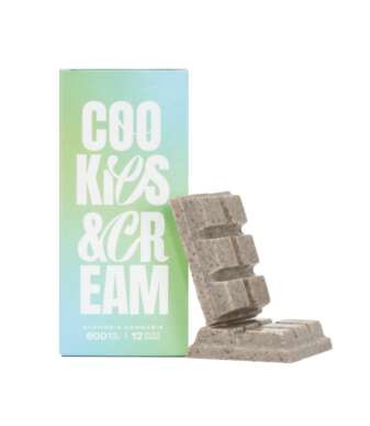 Euphoria Cannabis – Cookies & Cream 600MG THC Chocolate
