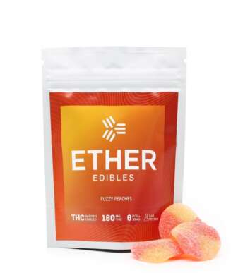 Ether Edibles 180MG THC – Fuzzy Peaches