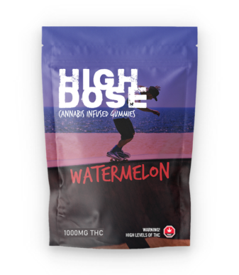 High Dose 1000mg THC Gummy – Watermelon