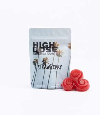 High Dose 1000mg THC Gummy – Strawberry