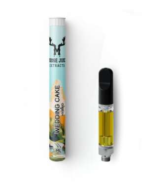 Moose Juice Extracts 1mL Cartridge – Wedding Cake THC Distillate