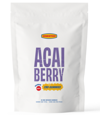 OneStop – Acai Berry 500mg CBD Gummies