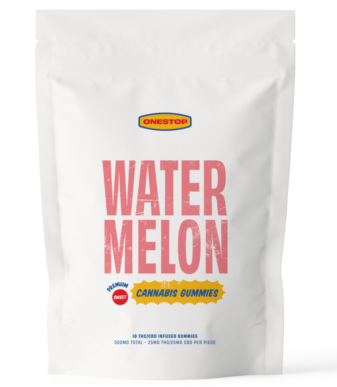 OneStop – Watermelon 500mg 1:1 THC/CBD Gummies