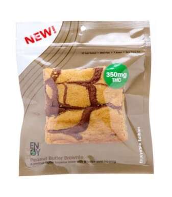 Buy Peanut Butter Brownie 350mg by Enjoyable Edibles