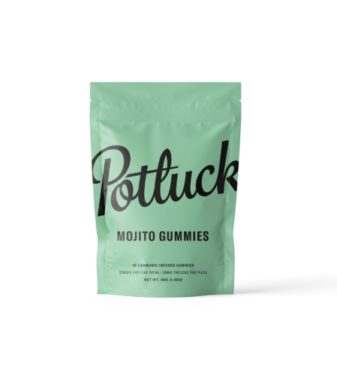 Potluck Edibles 200mg 1:1 THC/CBD Gummies – Mojito