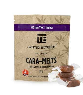 Twisted Extracts Cara-Melts – 80mg THC Indica