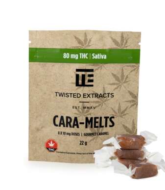 Twisted Extracts Cara-Melts – 80mg THC Sativa