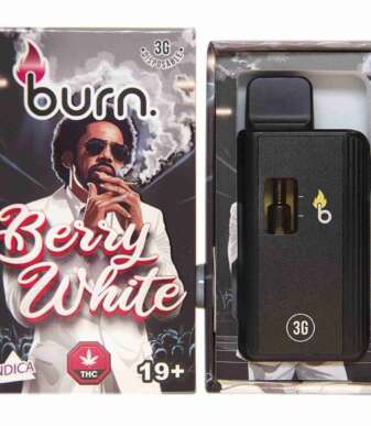 Burn 3mL Disposable Vapes – Berry White THC Distillate