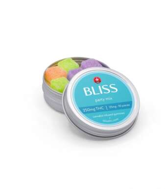 Bliss Edibles 250mg THC – Party Mix