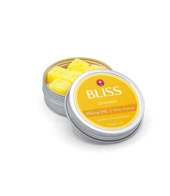 Bliss Edibles 250mg THC – Pineapple
