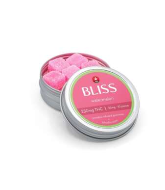 Bliss Edibles 250mg THC – Watermelon