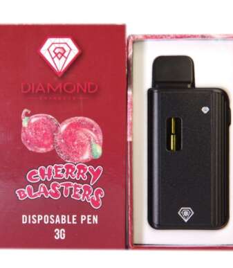 Diamond Concentrates Disposable 3 GRAM Vape Pen – Cherry Blasters THC Distillate