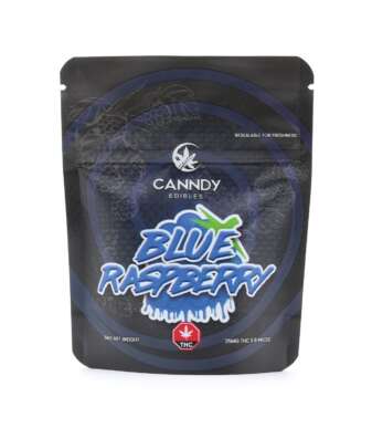 Canndy Edibles (200mg) THC Gummies – Blue Raspberry