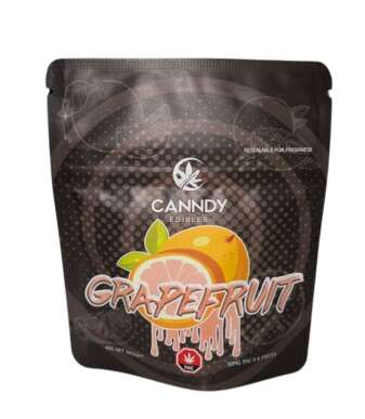 Canndy Edibles (300mg) THC Gummies – Grapefruit