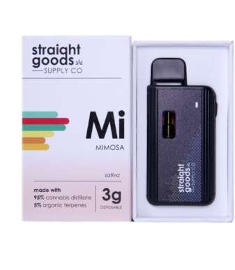 Straight Goods Supply Co. 3 Gram Disposable Vapes – Mimosa THC Distillate