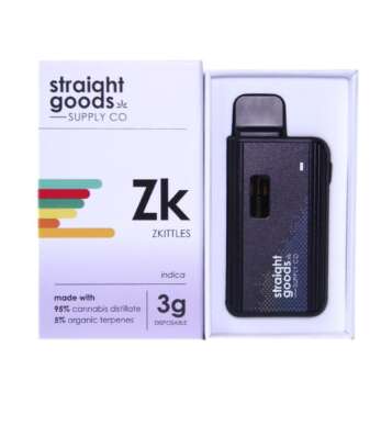 Straight Goods Supply Co. 3 Gram Disposable Vapes – Zkittles THC Distillate